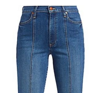 Alice + Olivia High Waist Bootcut Jeans with Seam Down Legs. Worn once! Size 25.